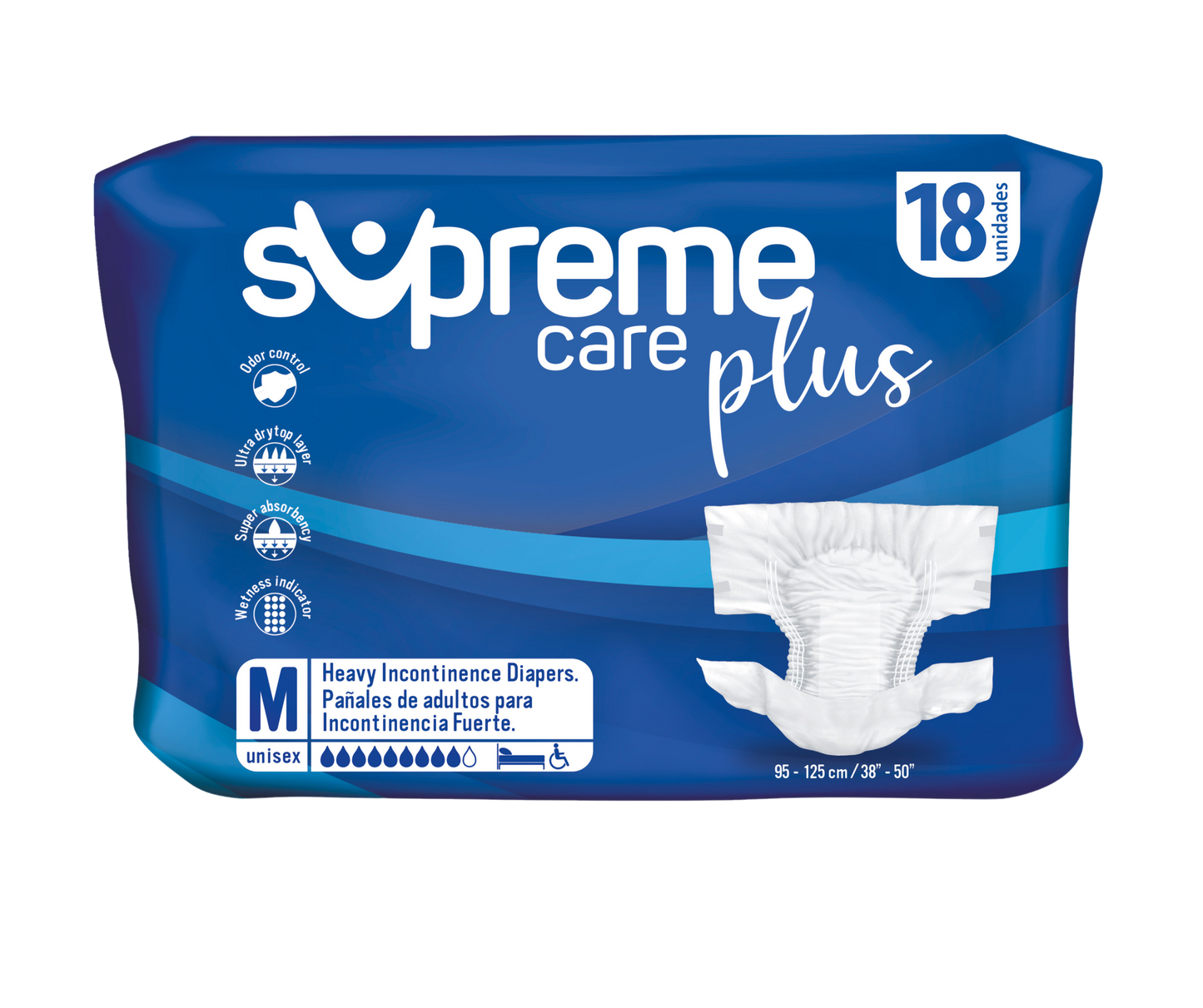 Supreme Care Plus  Medium - Caja de 72